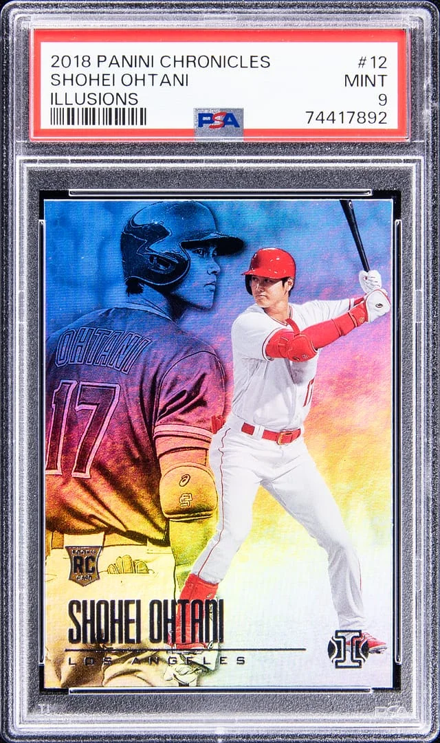 2018 Panini Chronicles Shohei Ohtani Illusions #12 card image
