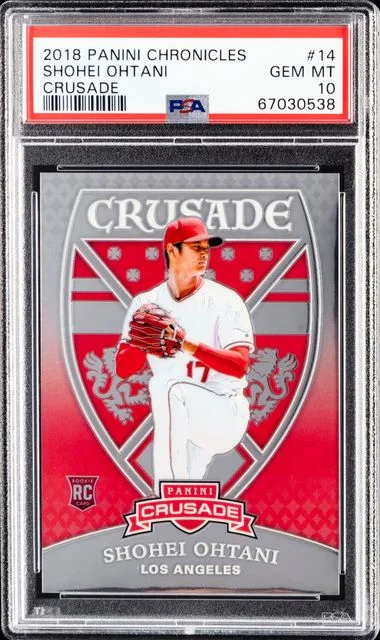 2018 Panini Chronicles Shohei Ohtani Crusade #14 card image