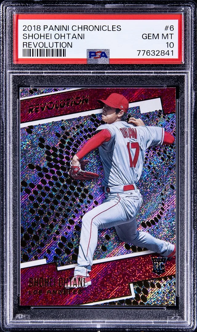 2018 Panini Chronicles Shohei Ohtani Revolution #6 card image