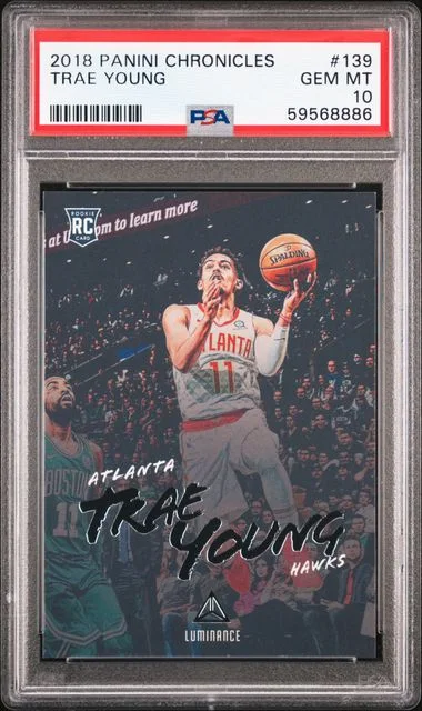 2018 Panini Chronicles Trae Young #139 card image