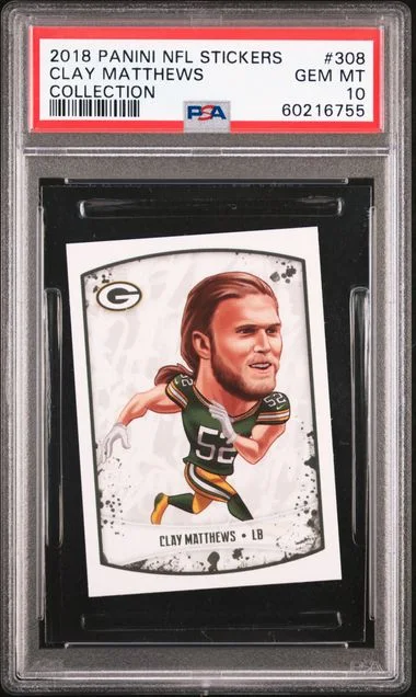 2018 Panini Clay Matthews NFL Stickers Collection #308 card image