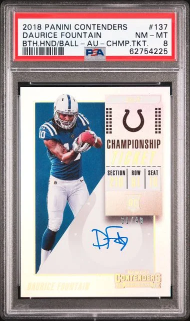 2018 Panini Contenders Daurice Fountain #137 card image