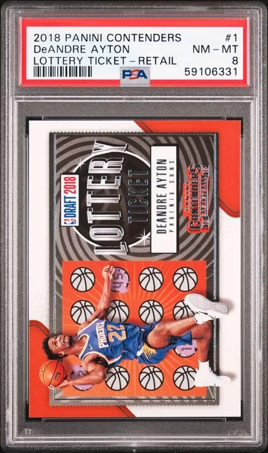 2018 Panini Contenders Deandre Ayton Lottery Ticket Retail #1 card image