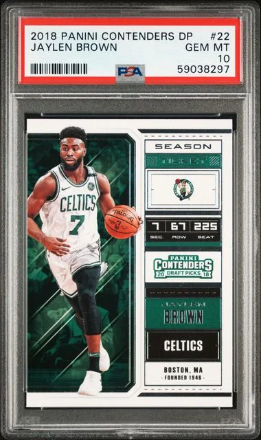 2018 Panini Contenders Draft Picks Jaylen Brown #22 card image