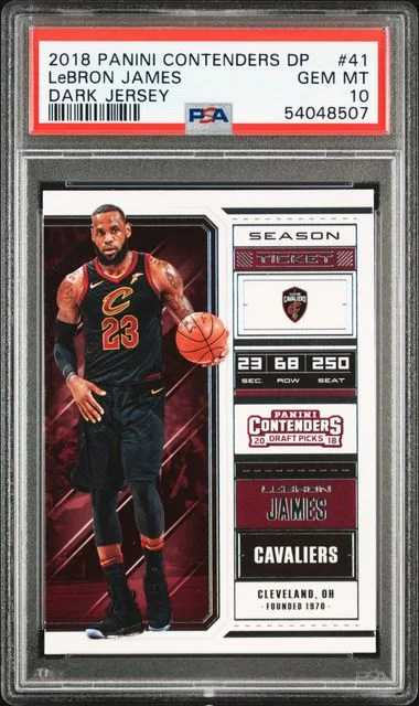 2018 Panini Contenders Draft Picks LeBron James #41 card image