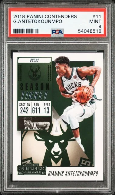 2018 Panini Contenders Giannis Antetokounmpo #11 card image