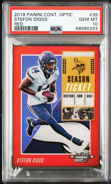 2018 Panini Contenders Optic Stefon Diggs #39 card image