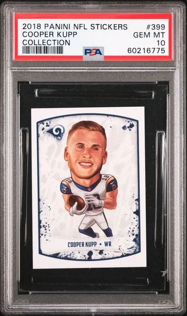 2018 Panini Cooper Kupp NFL Stickers Collection #399 card image