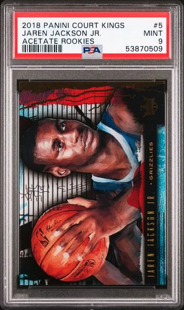 2018 Panini Court Kings Jaren Jackson Jr. Acetate Rookies #5 card image