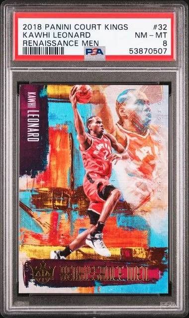 2018 Panini Court Kings Kawhi Leonard Renaissance Men #32 card image