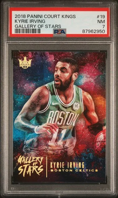 2018 Panini Court Kings Kyrie Irving Gallery Of Stars #19 card image