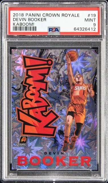 2018 Panini Crown Royale Devin Booker Kaboom! #19 card image