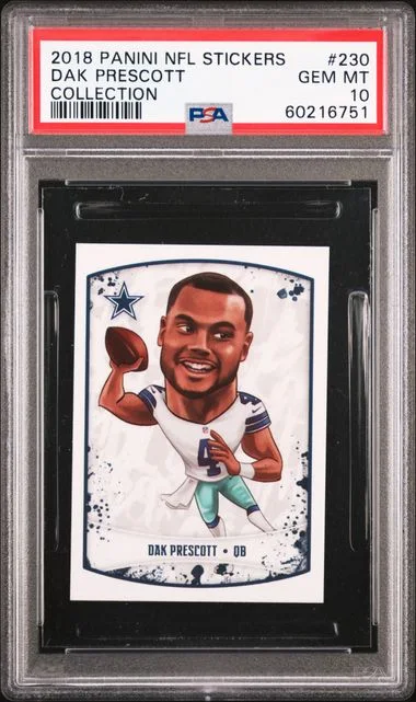 2018 Panini Dak Prescott NFL Stickers Collection #230 card image