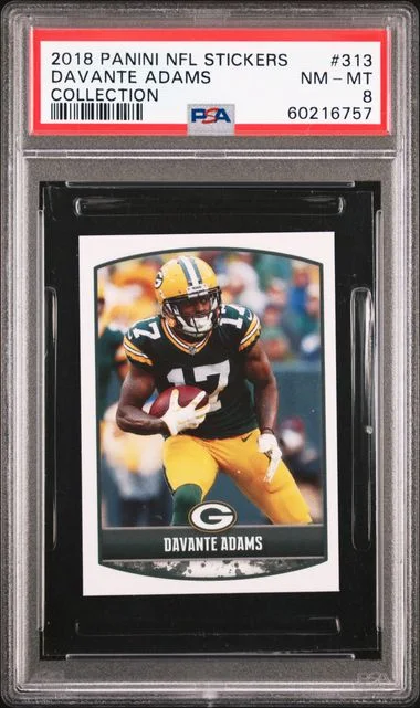 2018 Panini Davante Adams NFL Stickers Collection #313 card image