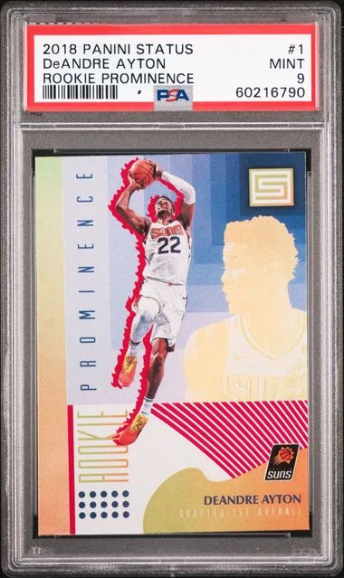 2018 Panini Deandre Ayton Status Prominence #1 card image