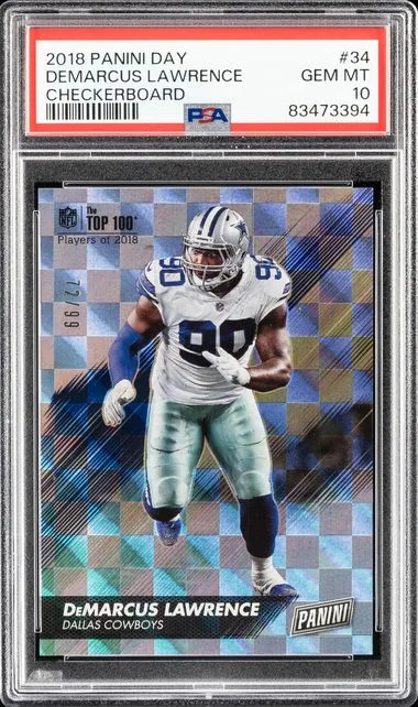2018 Panini Demarcus Lawrence Day Checkerboard #34 card image
