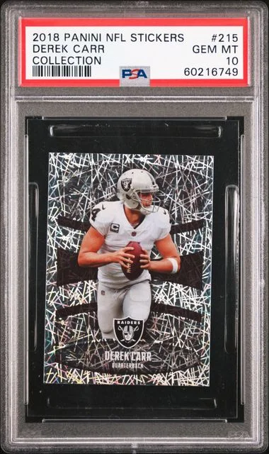 2018 Panini Derek Carr NFL Stickers Collection #215 card image