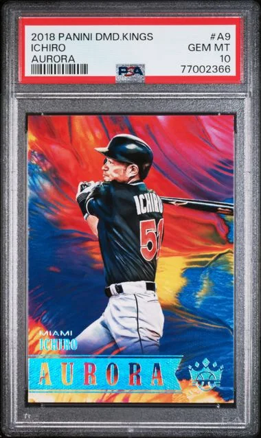 2018 Panini Diamond Kings Ichiro Aurora #A9 card image