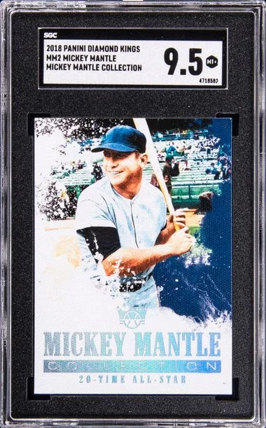 2018 Panini Diamond Kings Mickey Mantle Collection #MM2 card image