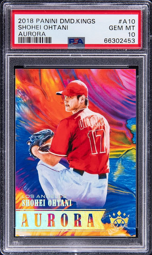 2018 Panini Diamond Kings Shohei Ohtani Aurora #A10 card image