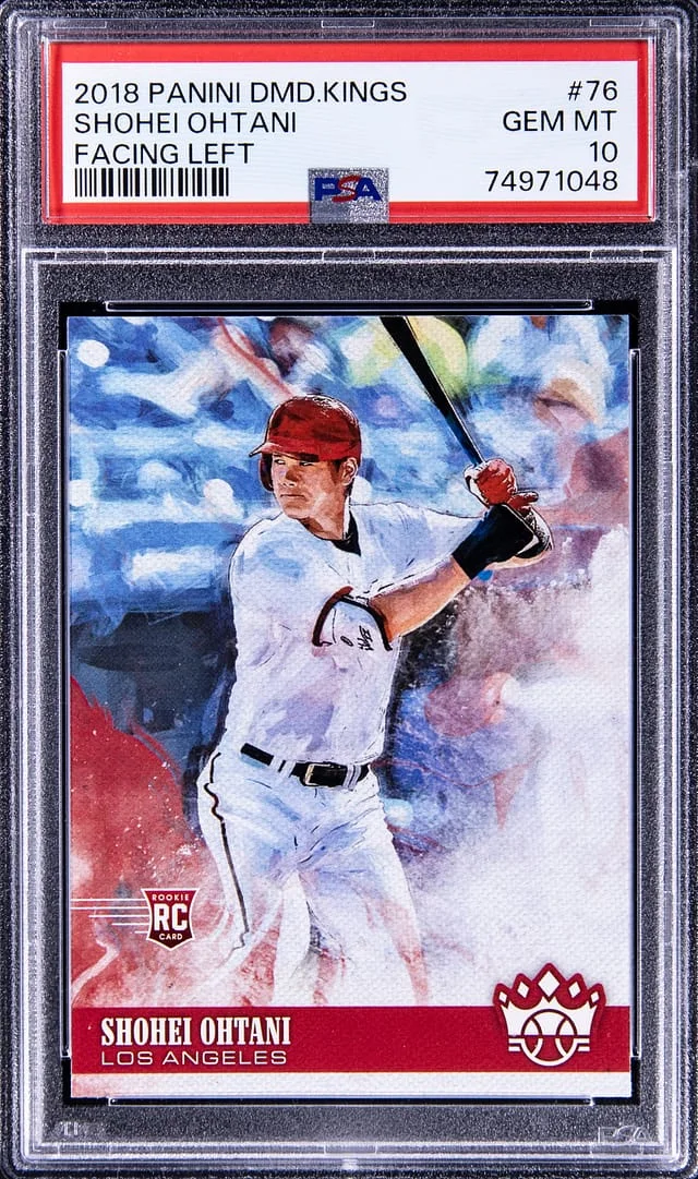 2018 Panini Diamond Kings Shohei Ohtani, Facing Left #76 card image