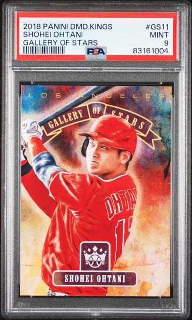 2018 Panini Diamond Kings Shohei Ohtani Gallery Of Stars #GS11 card image