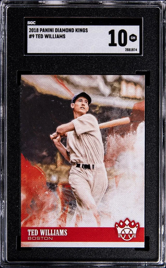 2018 Panini Diamond Kings Ted Williams #9 card image