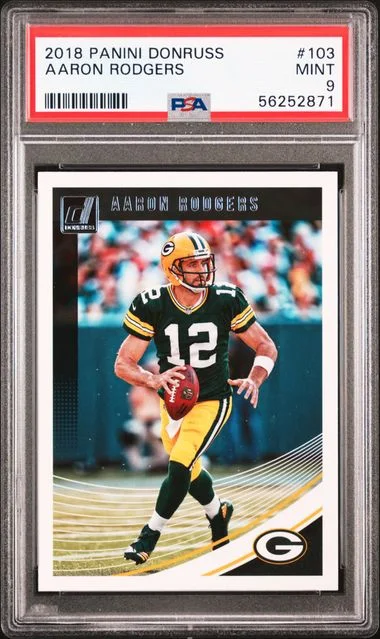 2018 Panini Donruss Aaron Rodgers #103 card image