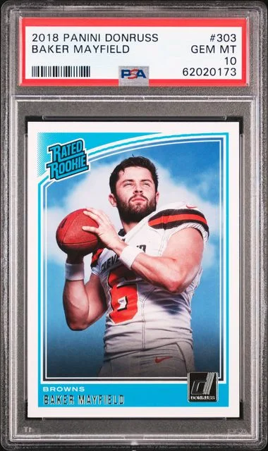 2018 Panini Donruss Baker Mayfield #303 card image