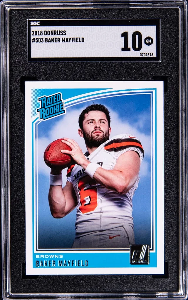 2018 Panini Donruss Baker Mayfield #305 card image