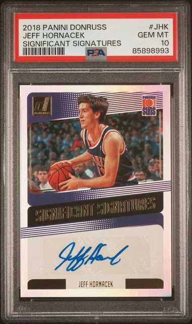2018 Panini Donruss Jeff Hornacek Significant Signatures #SS-JHK card image