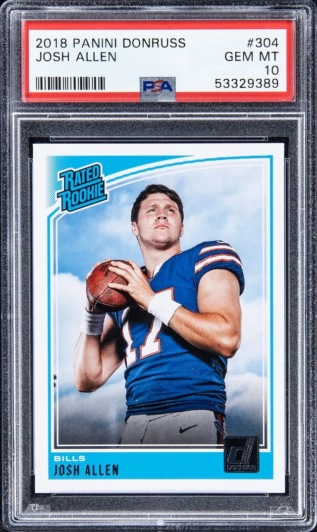 2018 Panini Donruss Josh Allen #304 card image