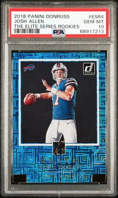 2018 Panini Donruss Josh Allen The Elite Series Rookies #ESR-4 card image