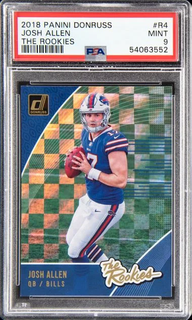 2018 Panini Donruss Josh Allen The Rookies #R-4 card image