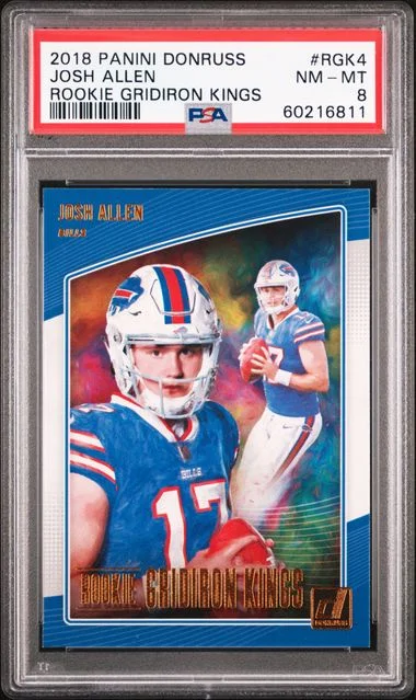 2018 Panini Donruss Josh Allen Gridiron Kings #RGK4 card image