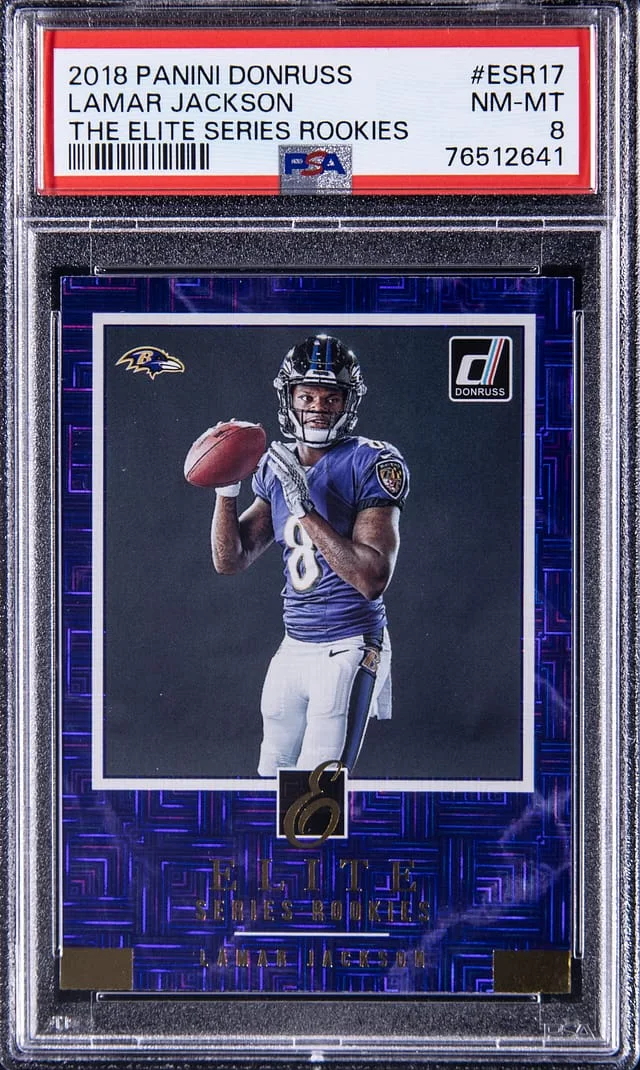 2018 Panini Donruss Lamar Jackson The Elite Series Rookies #ESR-17 card image
