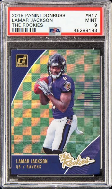 2018 Panini Donruss Lamar Jackson The Rookies #R17 card image