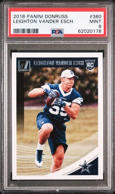 2018 Panini Donruss Leighton Vander Esch #360 card image