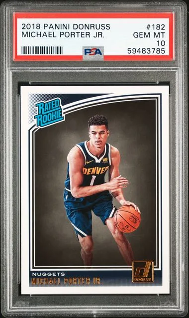 2018 Panini Donruss Michael Porter Jr. #182 card image
