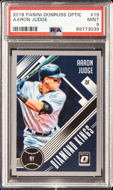 2018 Panini Donruss Optic Aaron Judge Holo #19 card image