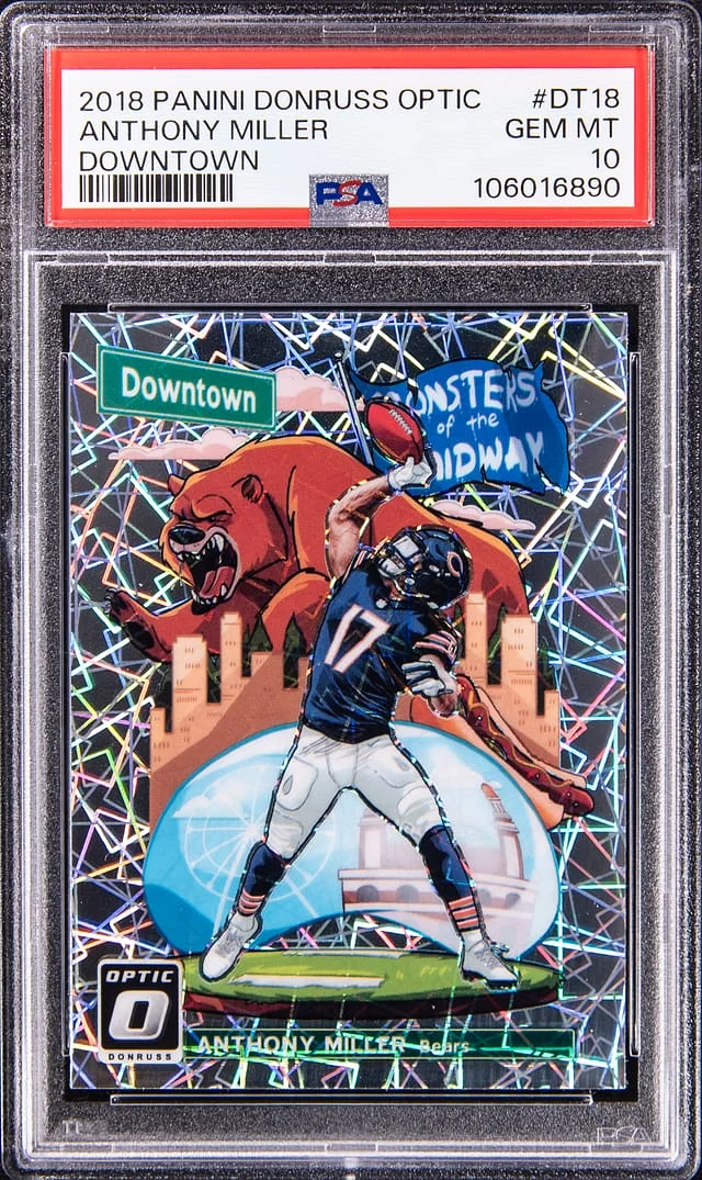 2018 Panini Donruss Optic Anthony Miller Downtown #DT18 card image