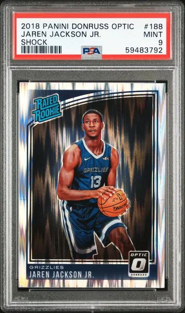 2018 Panini Donruss Optic Jaren Jackson Jr. Shock #188 card image