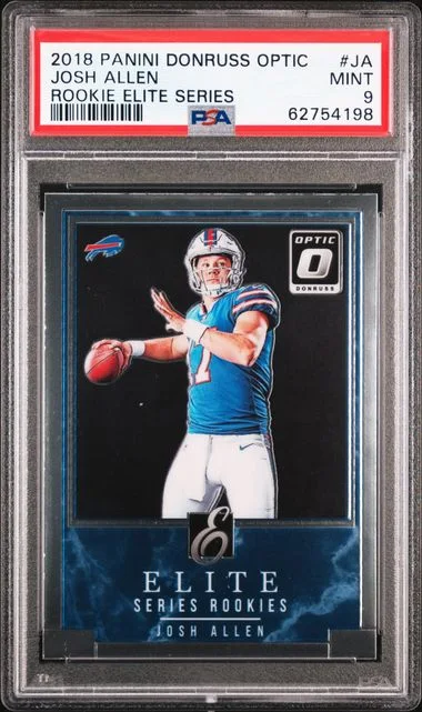2018 Panini Donruss Optic Josh Allen Elite Series #JA card image