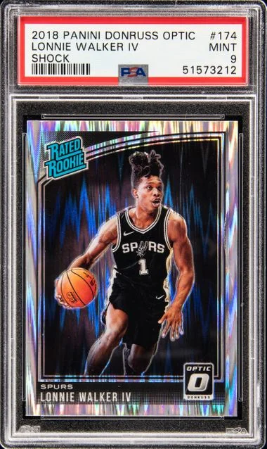 2018 Panini Donruss Optic Lonnie Walker IV Shock #174 card image