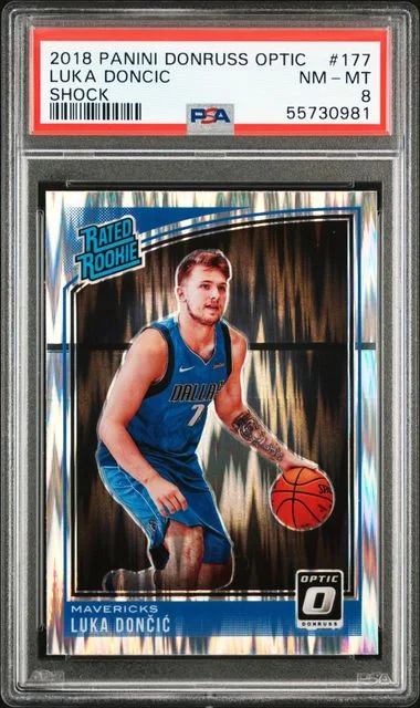2018 Panini Donruss Optic Luka Doncic Hyper Pink #177 card image
