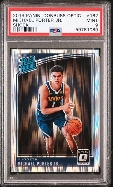 2018 Panini Donruss Optic Michael Porter Jr. Shock #182 card image