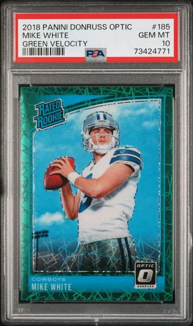 2018 Panini Donruss Optic Mike Green Velocity #185 card image