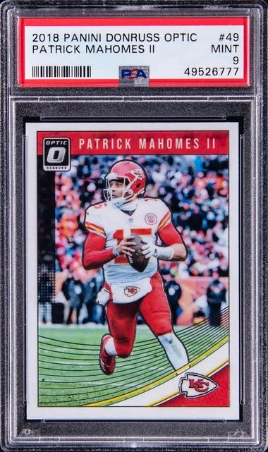 2018 Panini Donruss Optic Patrick Mahomes II #49 card image