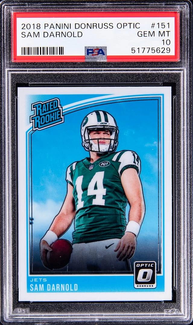2018 Panini Donruss Optic Sam Darnold #151 card image
