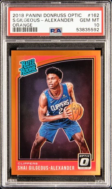 2018 Panini Donruss Optic Shai Gilgeous-Alexander #162 card image